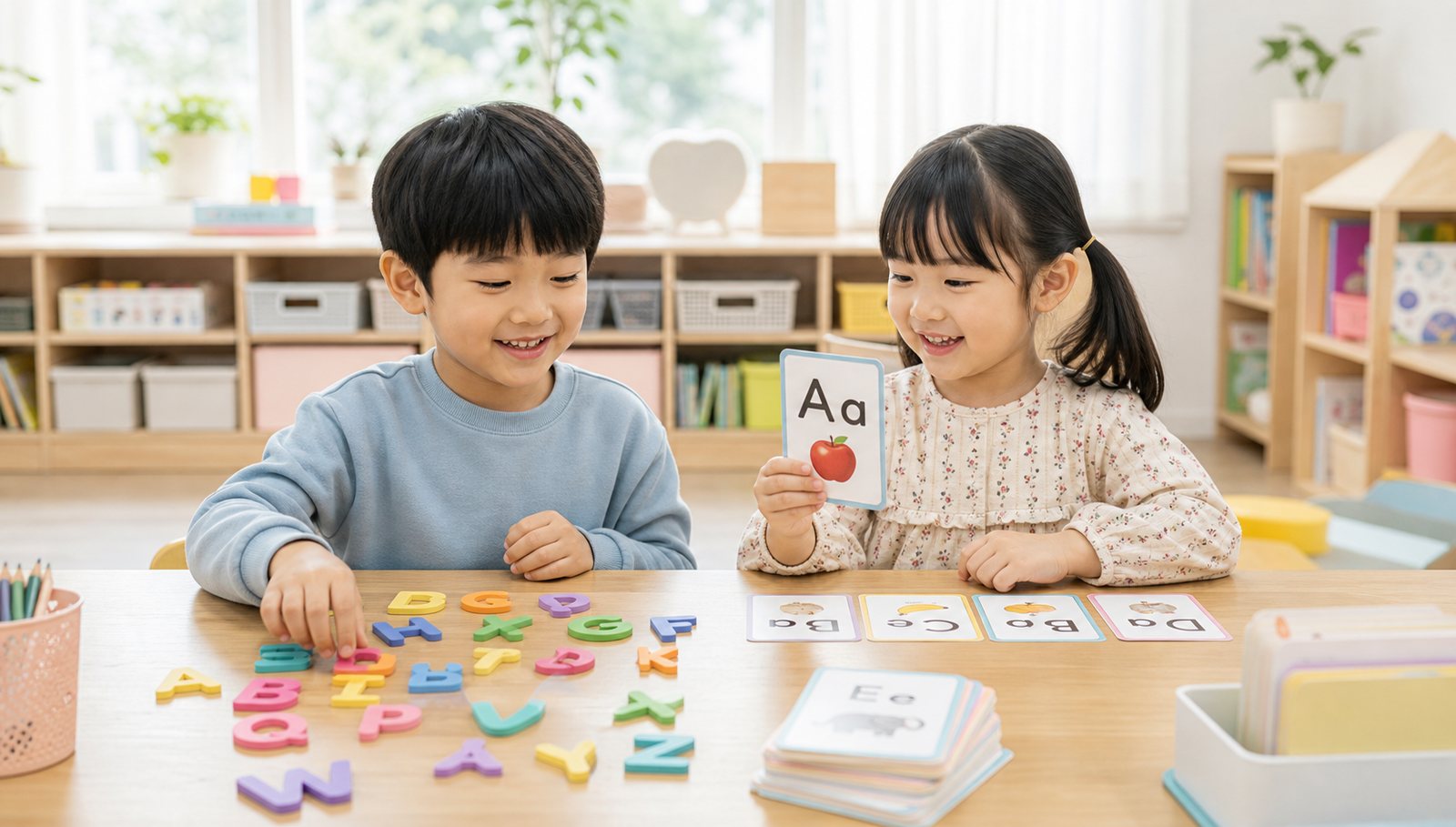 알파벳 교구로 배우는 유아 영어수업 놀이 활동