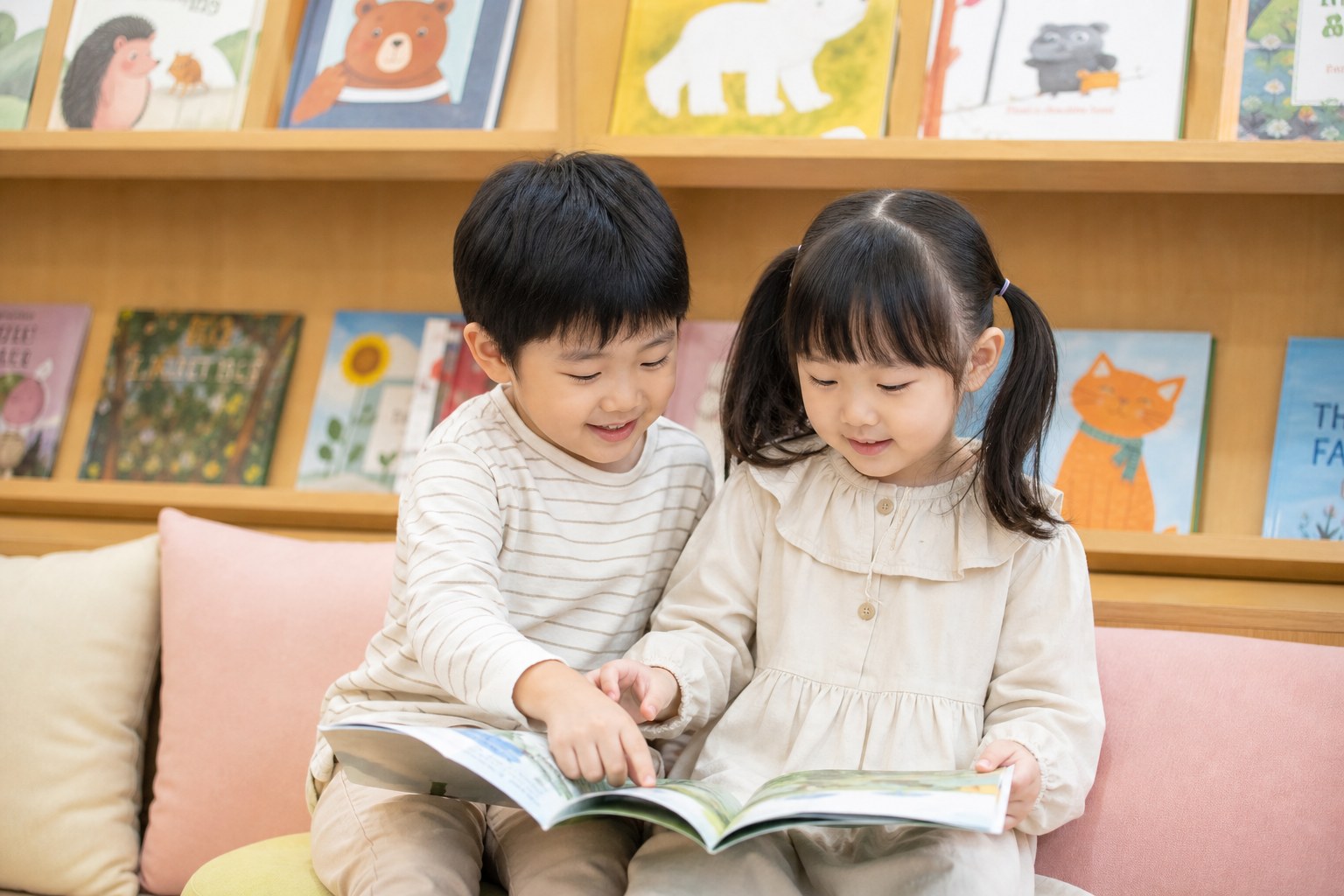 영어 그림책을 함께 읽는 도서 코너, 영어유치원 클래스